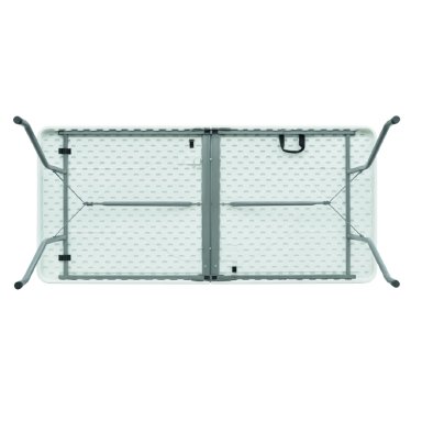 MESA PLEGABLE VINCENZI R1001 TIPO MALETA 1,80M BLANCA BLANCO - 4