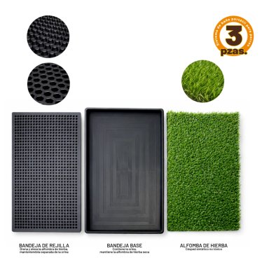 BAÑO PERROS GATOS PETWOOW R1032 ECOLÓGICO PET POTTY MASCOTAS - 8
