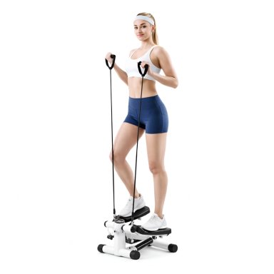 ELÍPTICA K-FIT R5952 CAPACIDAD 100 KG COMPACTA CON BANDAS - 1
