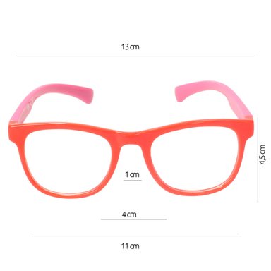 LENTES INFANTIL FILTRO LUZ AZUL ROSE RED - 3