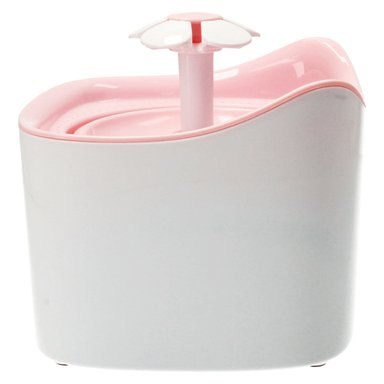 FUENTE DE AGUA BEBEDERO PARA MASCOTAS ROSADO - 4