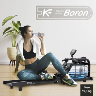 MÁQUINA K-FIT REMADORA BOGADORA DE AGUA BORON - 2