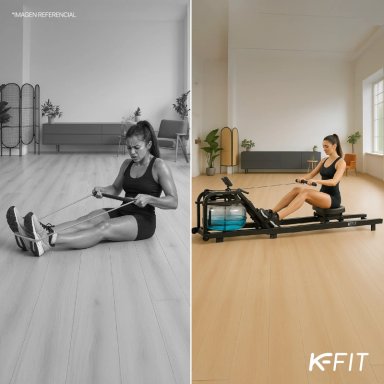 MÁQUINA K-FIT REMADORA BOGADORA DE AGUA BORON - 7