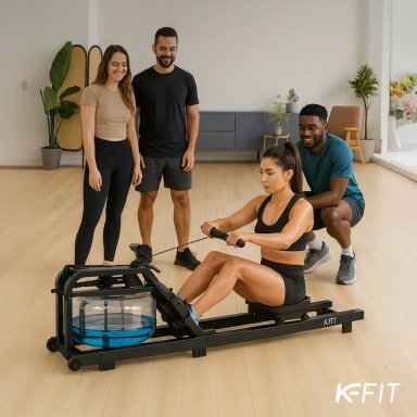 MÁQUINA K-FIT REMADORA BOGADORA DE AGUA BORON - 8