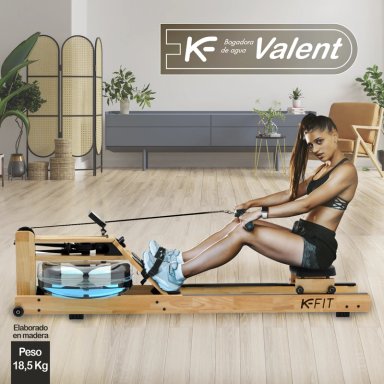 MÁQUINA K-FIT REMADORA BOGADORA DE AGUA VALENT - 2