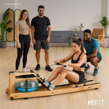 MÁQUINA K-FIT REMADORA BOGADORA DE AGUA VALENT - 8