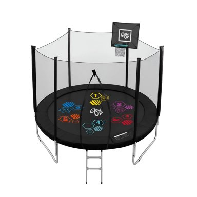 CAMA ELÁSTICA + MALLA Y ESCALERA 8FT 2,44 MTS EDICIÓN LTDA - 1
