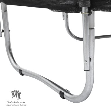 CAMA ELÁSTICA + MALLA Y ESCALERA 8FT 2,44 MTS EDICIÓN LTDA - 11