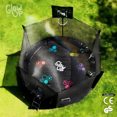 CAMA ELÁSTICA 10FT 3,05 MTS GLOWUP + MALLA Y ESCALERA EDICIÓN LTDA - 5