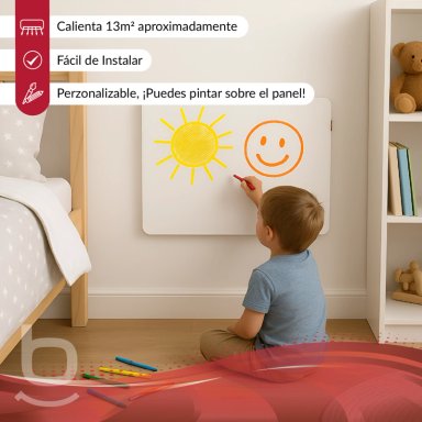 CALEFACTOR PANEL BAJO CONSUMO 550W BFRESH BLANCO - 7