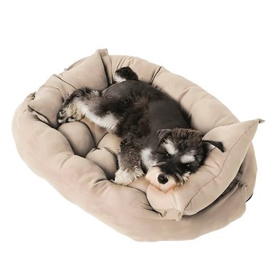 CAMA PERRO R6158 PETWOOW 68X50X40 BEIGE CLARO - 1
