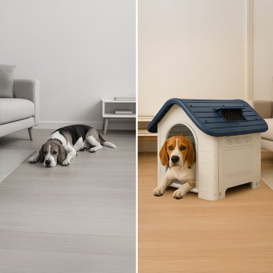 CASA PERROS GATOS PETWOOW 75X59X66 SKYLIGHT GRIS - 7