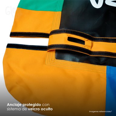 Pack Columpio Hamaca Rectangular + Escalador GlowUp Multicolor - 3