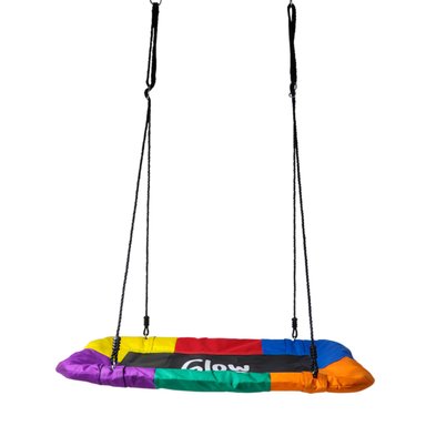 Pack Columpio Hamaca Rectangular + Escalador GlowUp Multicolor - 5