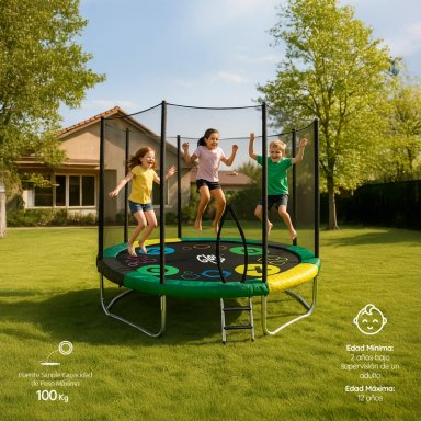 CAMA ELÁSTICA GLOWUP 2,44 MTS 8FT EDICIÓN EXCLUSIVA F - 11