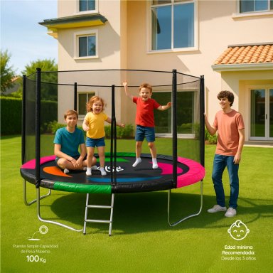 CAMA ELÁSTICA 3,05 MT 10FT EDICIÓN EXCLUSIVA P GLOWUP - 10
