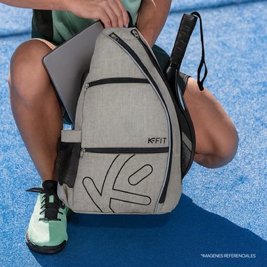 MOCHILA K-FIT R6321 GRIS BOLSO DE PADEL KANU - 2