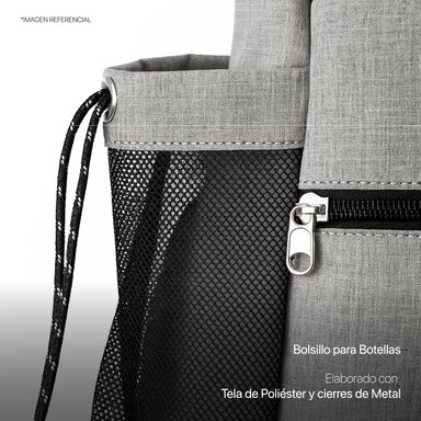MOCHILA K-FIT R6321 GRIS BOLSO DE PADEL KANU - 9