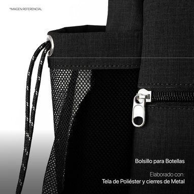 MOCHILA K-FIT R6322 NEGRO BOLSO DE PADEL KANU - 5
