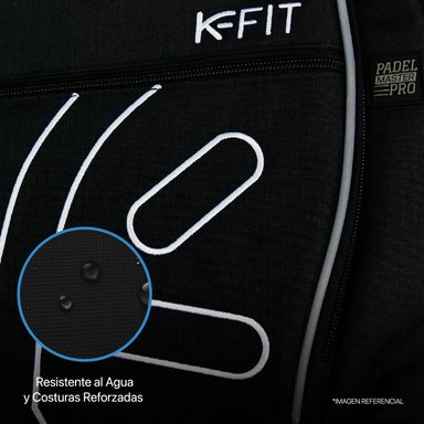 MOCHILA K-FIT R6322 NEGRO BOLSO DE PADEL KANU - 6