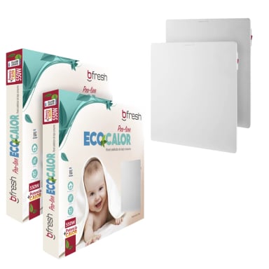 PACK 2 PANELES CALEFACTORES 550W BLANCO BFRESH - 1