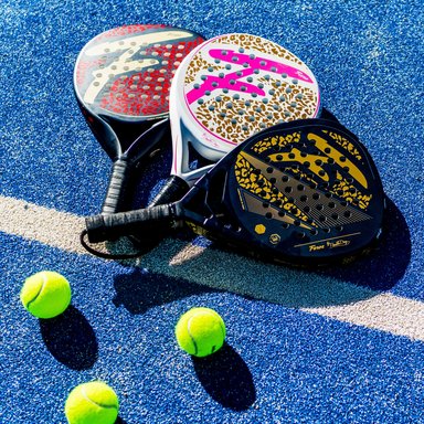 PALA PADEL K-FIT FIBRA DE CARBONO CARBON FEROZ - 9