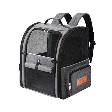 MOCHILA TRANSPORTADORA MASCOTAS PLEGABLE LUCY 42X64X32 PETWOOW - 3