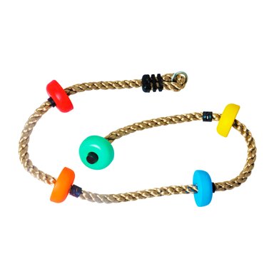 Pack Columpio Hamaca Redonda + Escalador GlowUp Multicolor - 9