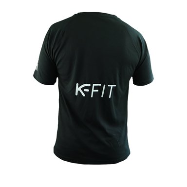 POLERA PADEL UNISEX K-FIT R6589 NEGRA TALLA M - 3