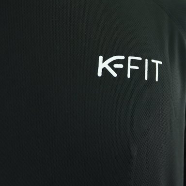 POLERA PADEL UNISEX K-FIT R6589 NEGRA TALLA M - 6