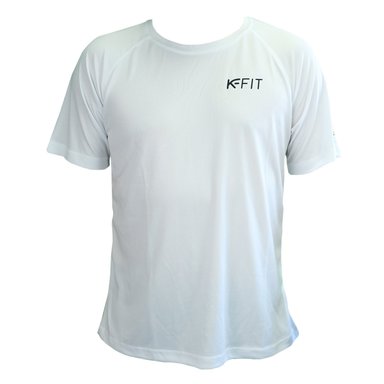 POLERA PADEL UNISEX K-FIT R6593 BLANCA TALLA M - 1