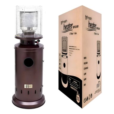 ESTUFA DE EXTERIOR A GAS DE 11KG COLOR BRONCE CON FUNDA BFRESH - 6