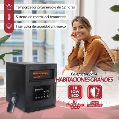 ESTUFA INFRARROJA 1500 W BFRESH BF-IR50 | HASTA 50 M² - 9