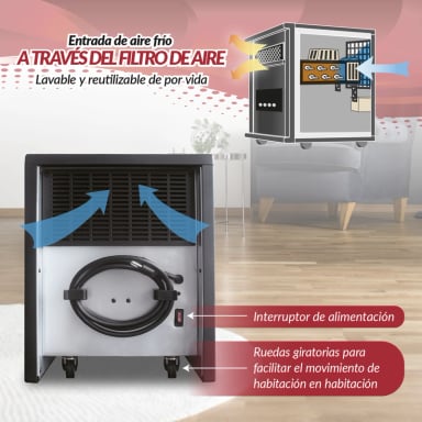 ESTUFA INFRARROJA 1500 W BFRESH BF-IR50 | HASTA 50 M² - 10