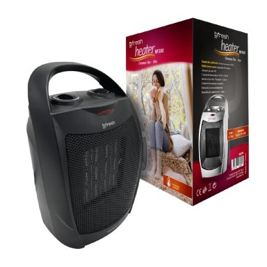 TERMOVENTILADOR ESTUFA CALEFACTOR ELÉCTRICO 1500W BFRESH NEGRA - 9