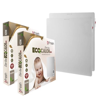 PACK 2 PANELES CALEFACTORES ELÉCTRICO 425W WIFI BFRESH - 1