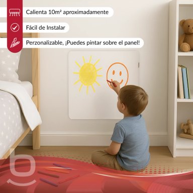 PACK 2 PANELES CALEFACTORES ELÉCTRICO 425W WIFI BFRESH - 8