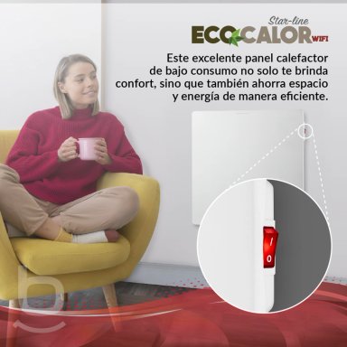 PANEL CALEFACTOR ELÉCTRICO 425W CON WIFI BFRESH - 7
