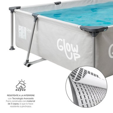 PISCINA ESTRUCTURAL GLOWUP 3700 L RECTANGULAR 2X3M - 3