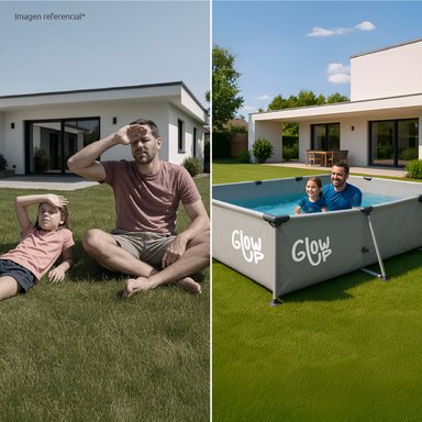 PISCINA ESTRUCTURAL GLOWUP 3700 L RECTANGULAR 2X3M - 6