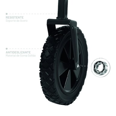 CARRITO PLEGABLE MIGLU HIERRO CAMPING PLAYA NIÑOS CARRO YEGUA 100KG - 3