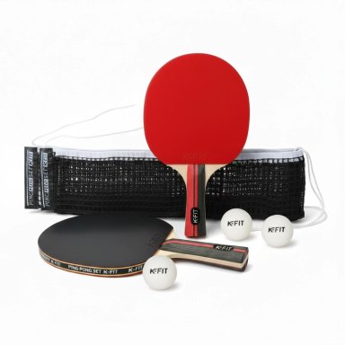 SET PING PONG TENIS MESA 2 PALETA + 3 PELOTAS + MALLA RETRÁCTIL - 2