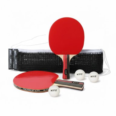 SET PING PONG TENIS MESA 2 PALETA + 3 PELOTAS + MALLA RETRÁCTIL - 3