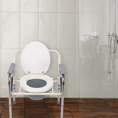 BAÑO INODORO WC PLEGABLE BARRA SILLA DUCHA DISCAPACITADO - 7