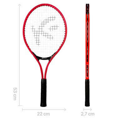 RAQUETA TENIS ADULTO ALUMINIO INICIAL 27 K64 K-FIT - 2