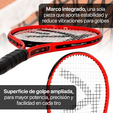 RAQUETA TENIS ADULTO ALUMINIO INICIAL 27 K64 K-FIT - 6