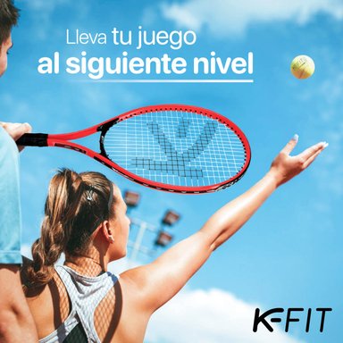 RAQUETA TENIS ADULTO ALUMINIO INICIAL 27 K64 K-FIT - 7