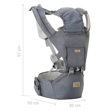 MOCHILA PORTABEBÉ ERGONÓMICO MULTIFUNCIONAL 6EN1 GLOWUP - 4