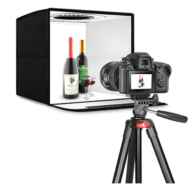 ESTUDIO FOTOGRÁFICO PORTÁTIL 40X40 LUZ LED FULL ACCESORIOS - 1