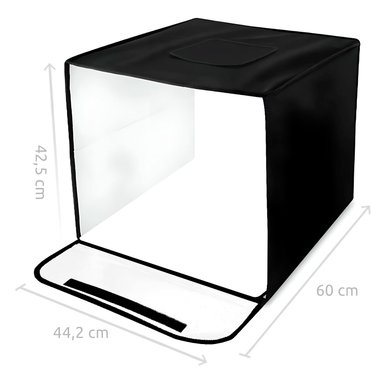 ESTUDIO FOTOGRÁFICO PORTÁTIL 40X40 LUZ LED FULL ACCESORIOS - 3